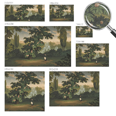 Detská tapeta Prírodná záhrada