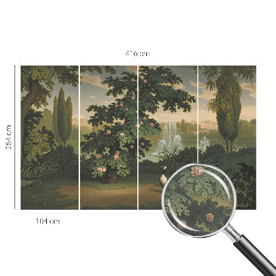 Detská tapeta Prírodná záhrada