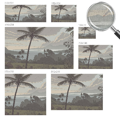 Detská fototapeta na stenu Exotická krajina