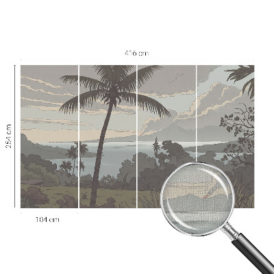 Detská fototapeta na stenu Exotická krajina