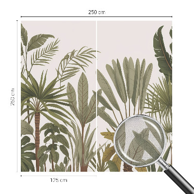 Tapeta do detskej izby Exotické listy