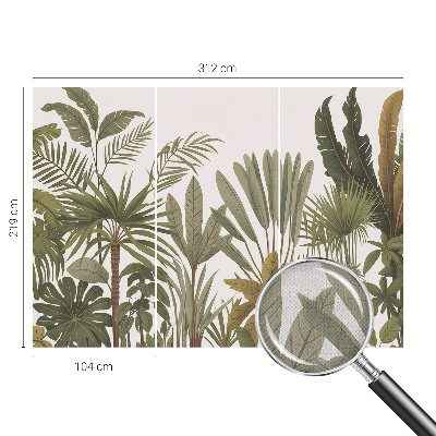 Tapeta do detskej izby Exotické listy