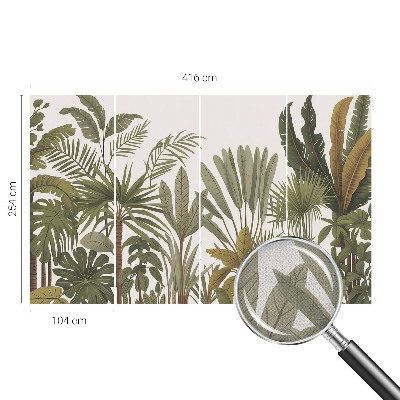 Tapeta do detskej izby Exotické listy