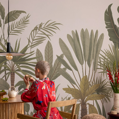 Tapeta do detskej izby Exotické listy