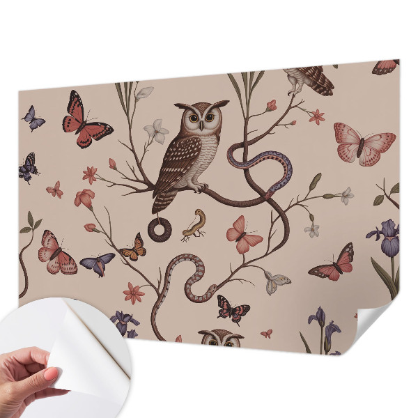 Tapeta do obývačky Sova príroda