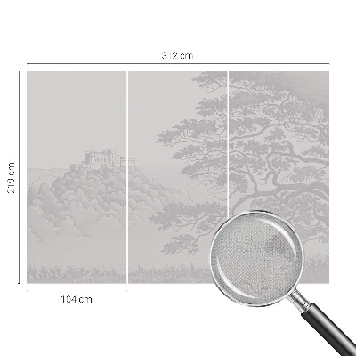 Samolepiaca tapeta Hradná krajina