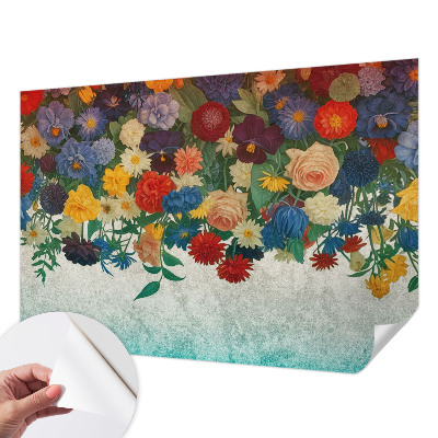 Fotografická tapeta samolepiaca Farebné kvety