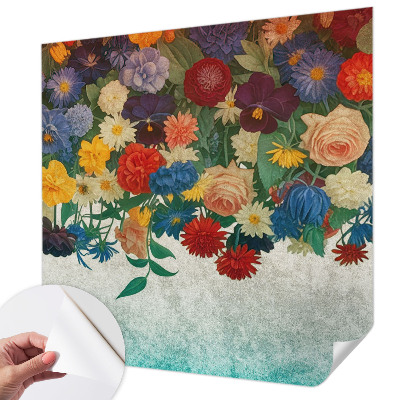 Fotografická tapeta samolepiaca Farebné kvety