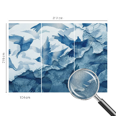 3D fototapeta Dynamické vtáky