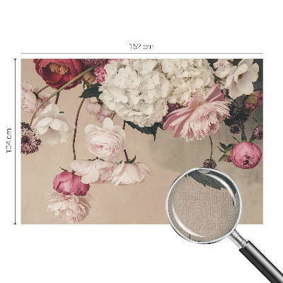 Samolepiaca fototapeta do detskej izby Romantické kvety