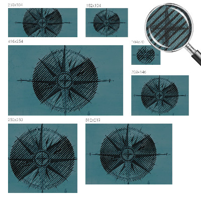 3D tapeta Námorný kompas