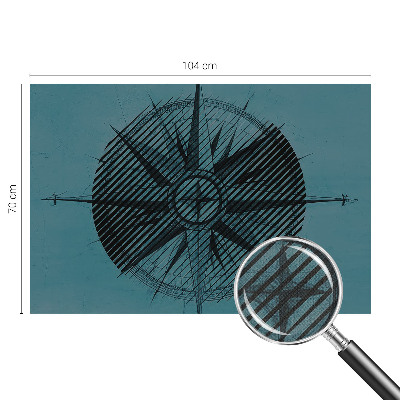 3D tapeta Námorný kompas