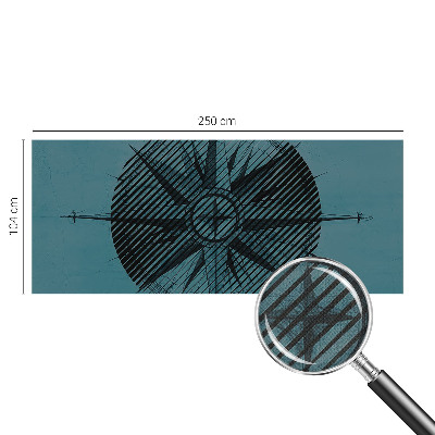 3D tapeta Námorný kompas