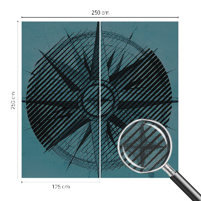 3D tapeta Námorný kompas