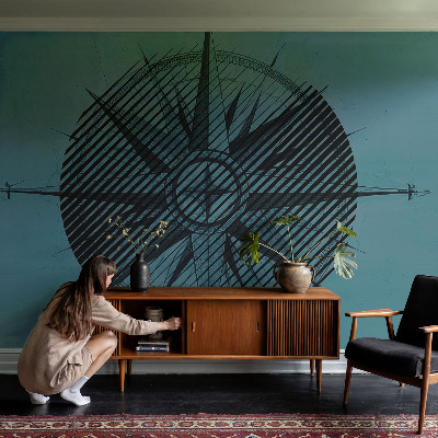 3D tapeta Námorný kompas