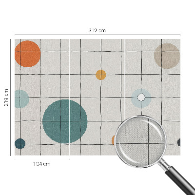 Fototapeta do detskej izby Farebné kruhy