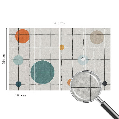 Fototapeta do detskej izby Farebné kruhy