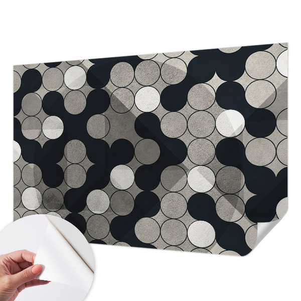 Fotografická tapeta do detskej izby Geometrické kruhy