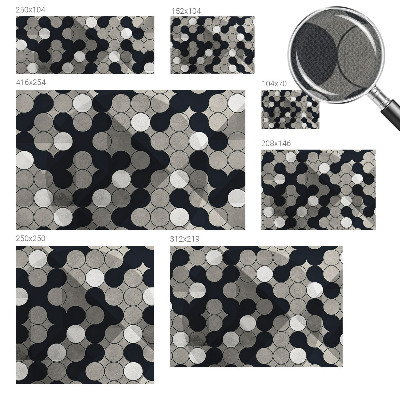 Fotografická tapeta do detskej izby Geometrické kruhy