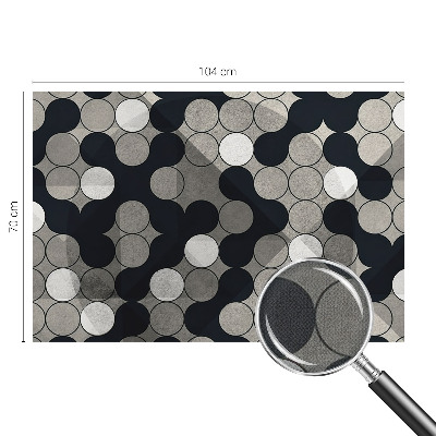 Fotografická tapeta do detskej izby Geometrické kruhy