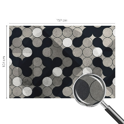 Fotografická tapeta do detskej izby Geometrické kruhy