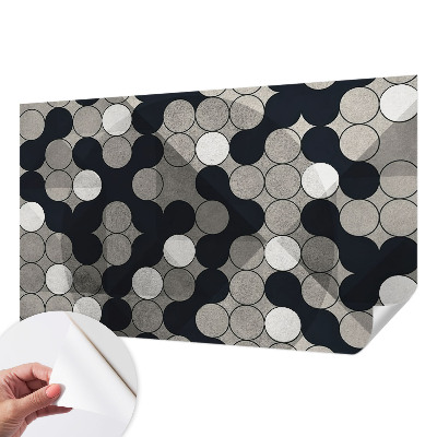 Fotografická tapeta do detskej izby Geometrické kruhy