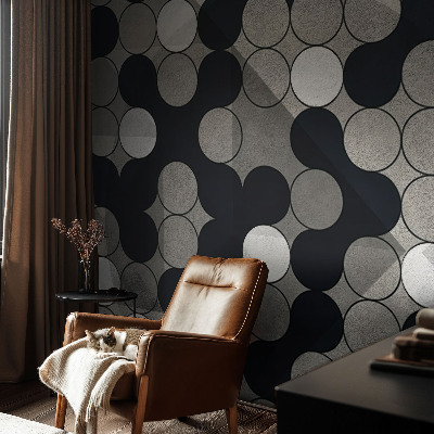 Fotografická tapeta do detskej izby Geometrické kruhy