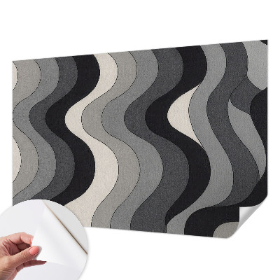 Tapeta do detskej izby Sivé vlny