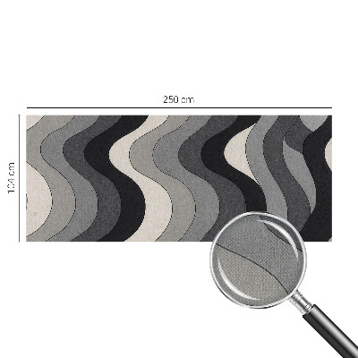 Tapeta do detskej izby Sivé vlny