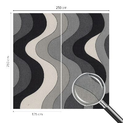 Tapeta do detskej izby Sivé vlny