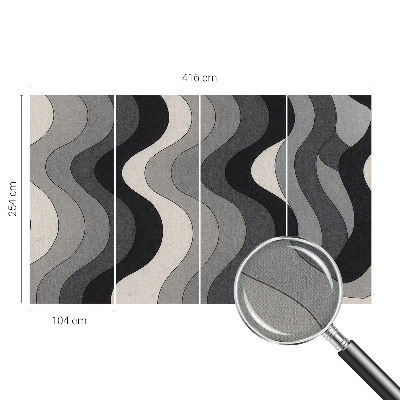 Tapeta do detskej izby Sivé vlny