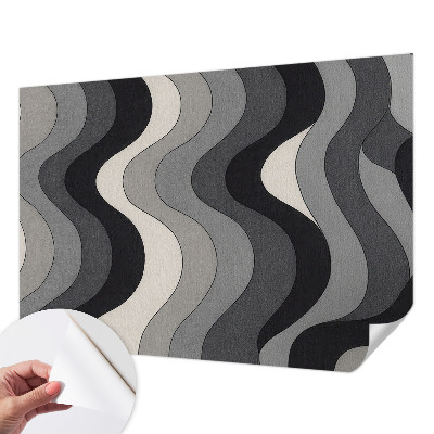 Tapeta do detskej izby Sivé vlny