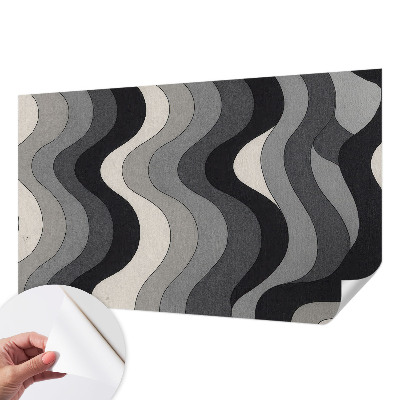 Tapeta do detskej izby Sivé vlny