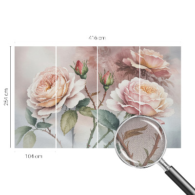 Fototapeta pre chlapca Pastelové ruže