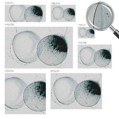 Moderná tapeta na stenu Zelené kruhy