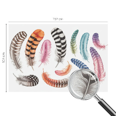 Tapety na stenu samolepiace Pastelové pierka