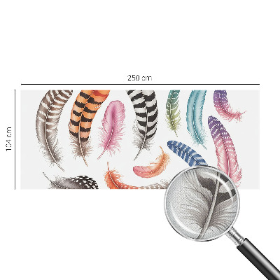 Tapety na stenu samolepiace Pastelové pierka