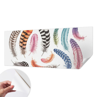 Tapety na stenu samolepiace Pastelové pierka