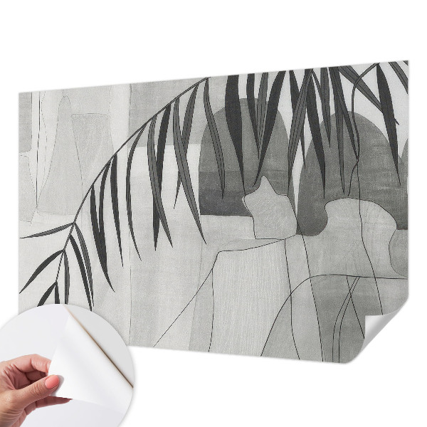 Samolepiaca fototapeta do obývačky Abstraktná palma