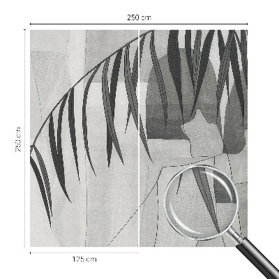 Samolepiaca fototapeta do obývačky Abstraktná palma