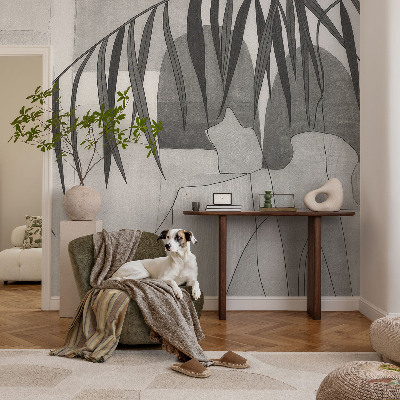 Samolepiaca fototapeta do obývačky Abstraktná palma