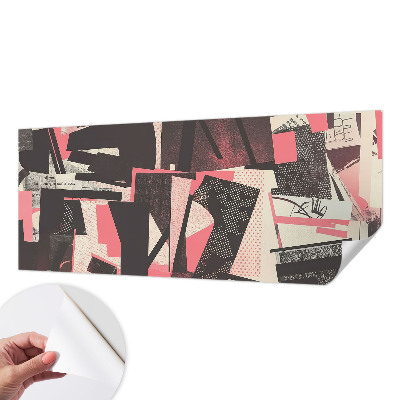 Samolepiaca fototapeta do spálne Geometrická koláž