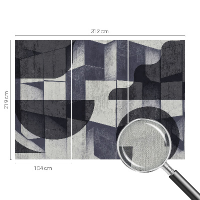 3D tapeta na stenu Geometrická symetria