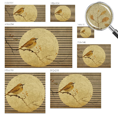 Detská fototapeta Harmónsky vták