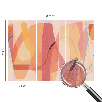 3D tapeta na stenu Farebná abstrakcia