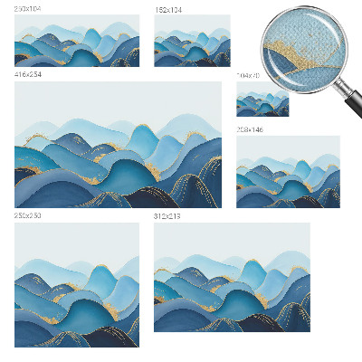 Fotografická tapeta do detskej izby Zvlnená krajina