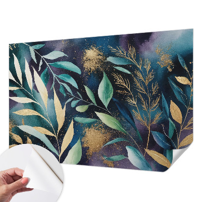 Tapeta do obývačky Botanické listy