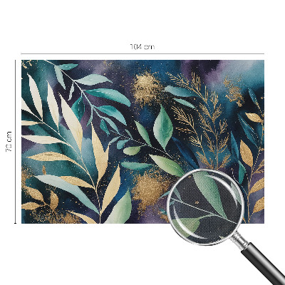 Tapeta do obývačky Botanické listy