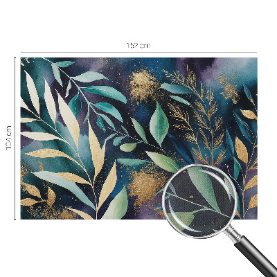 Tapeta do obývačky Botanické listy