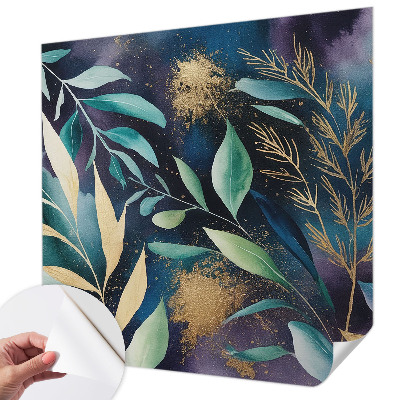 Tapeta do obývačky Botanické listy